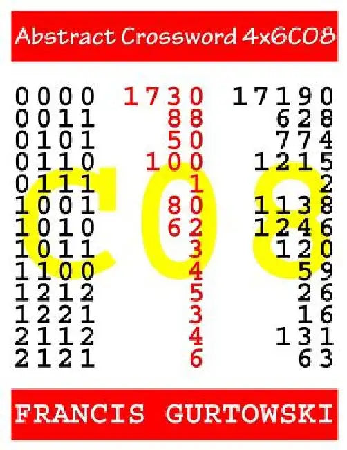 Abstract Crossword 4x6C08 by Francis Gurtowski