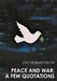 Peace and War: A Few Quotations by Jon Thormodsson