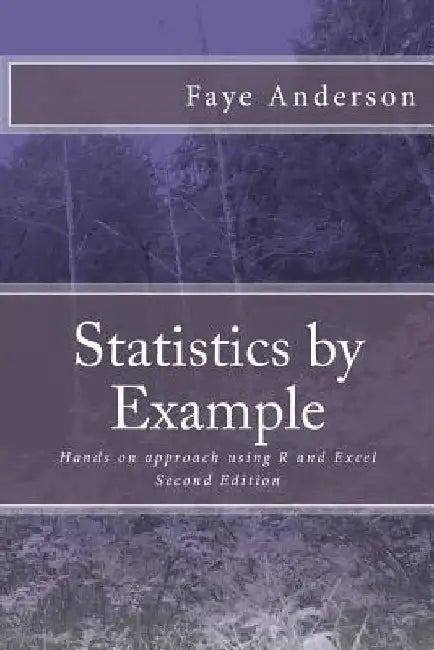 Statistics by Example: Hands on approach using R and Excel by Faye Anderson