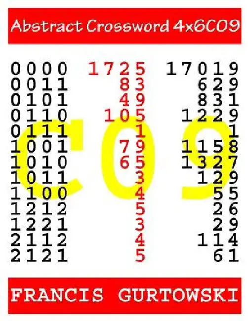 Abstract Crossword 4x6C09 by Francis Gurtowski
