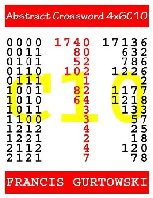Abstract Crossword 4x6C10 by Francis Gurtowski