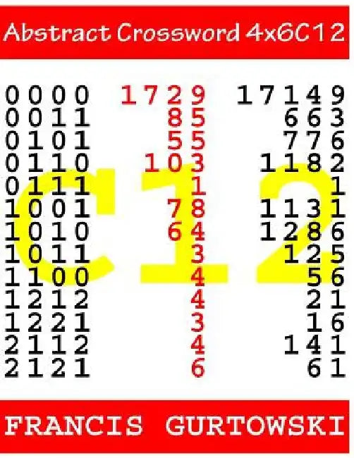 Abstract Crossword 4x6C12 by Francis Gurtowski