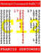 Abstract Crossword 4x6C12 by Francis Gurtowski