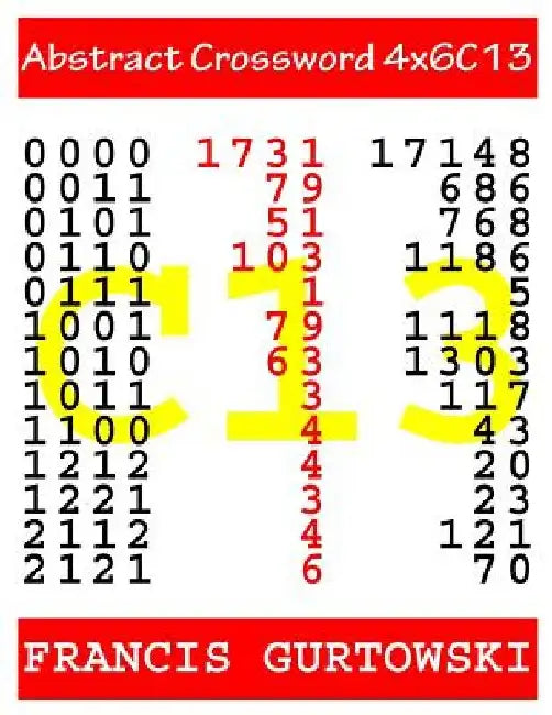 Abstract Crossword 4x6C13 by Francis Gurtowski