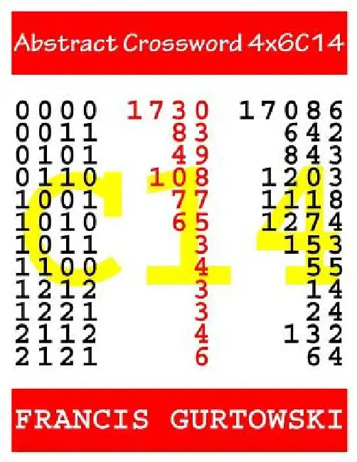 Abstract Crossword 4x6C14 by Francis Gurtowski