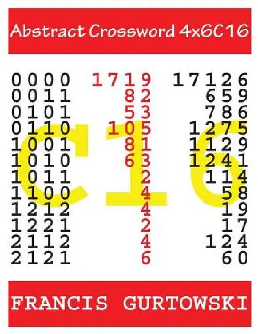 Abstract Crossword 4x6C16 by Francis Gurtowski