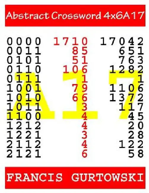 Abstract Crossword 4x6A17 by Francis Gurtowski