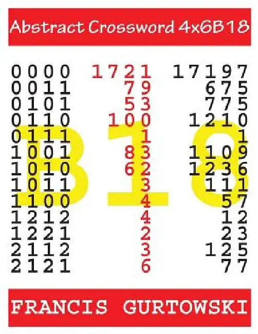 Abstract Crossword 4x6B18 by Francis Gurtowski