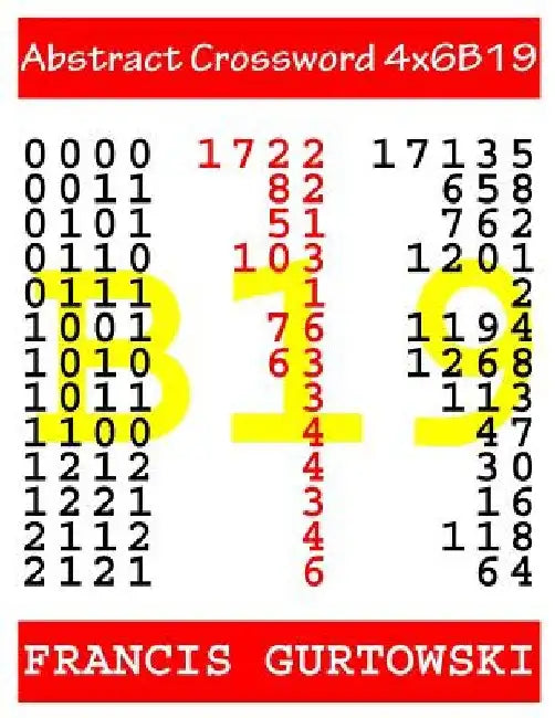Abstract Crossword 4x6B19 by Francis Gurtowski