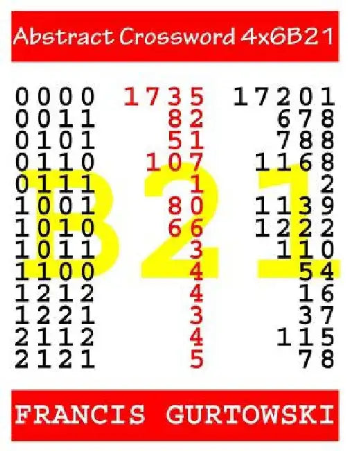 Abstract Crossword 4x6B21 by Francis Gurtowski
