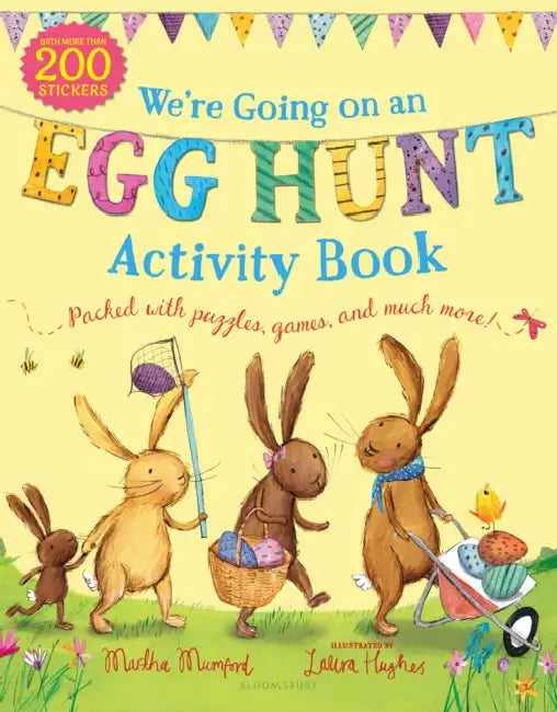 We're Going on an Egg Hunt Activity Book by Martha Mumford, Laura Hughes
