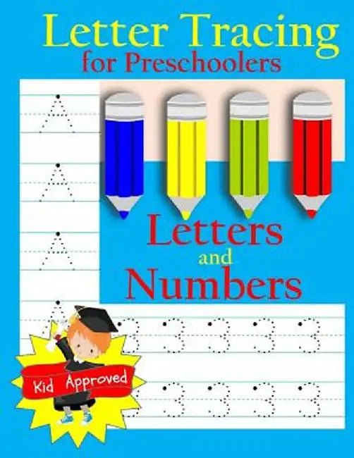 Letter Tracing: Preschool Letters and Numbers: Letter Books for Preschool: Preschool Activity Book: by Books, Busy Hands