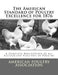 The American Standard of Poultry Excellence for 1876: A Complete Description of All Recognized Varieties of Poultry by Jackson Chambers