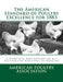 The American Standard of Poultry Excellence for 1883: A Complete Description of All Recognized Varieties of Poultry by Jackson Chambers