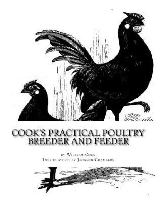 Cook's Practical Poultry Breeder and Feeder: How To Make Poultry Pay by Jackson Chambers