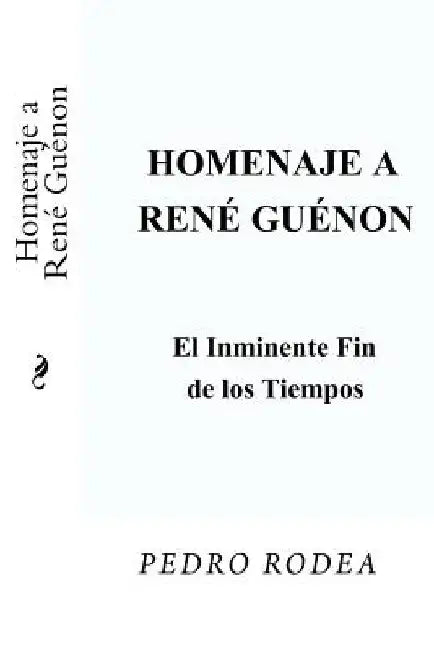 Homenaje a Rene Guenon by Guenon, Rene