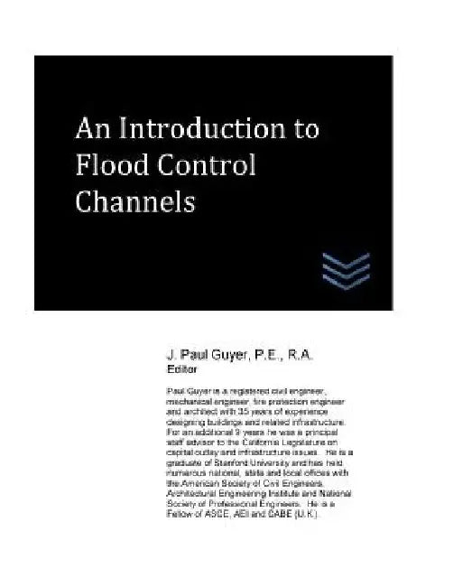 An Introduction to Flood Control Channels by J. Paul Guyer