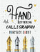 Hand Lettering and Calligraphy Practice Sheet: Over 100 Pages With Three Types Of Practice: Hand Lettering Practice Sheet by MS Lettering