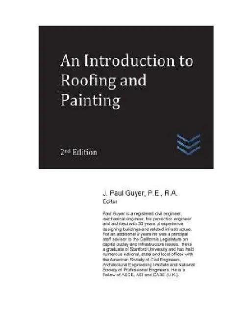 An Introduction to Roofing and Painting by J. Paul Guyer