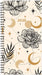 2025 3.5 X 6.5 Floral Moon Softcover Weekly Spiral Planner by Willow Creek Press