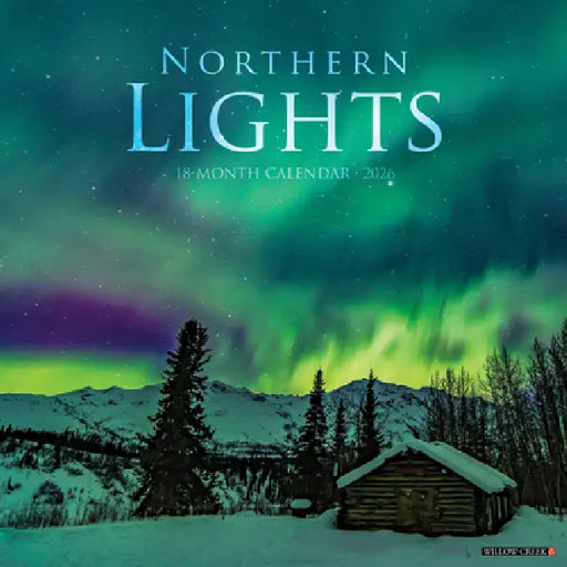 Northern Lights 2026 Wall Calendar  by Willow Creek Press