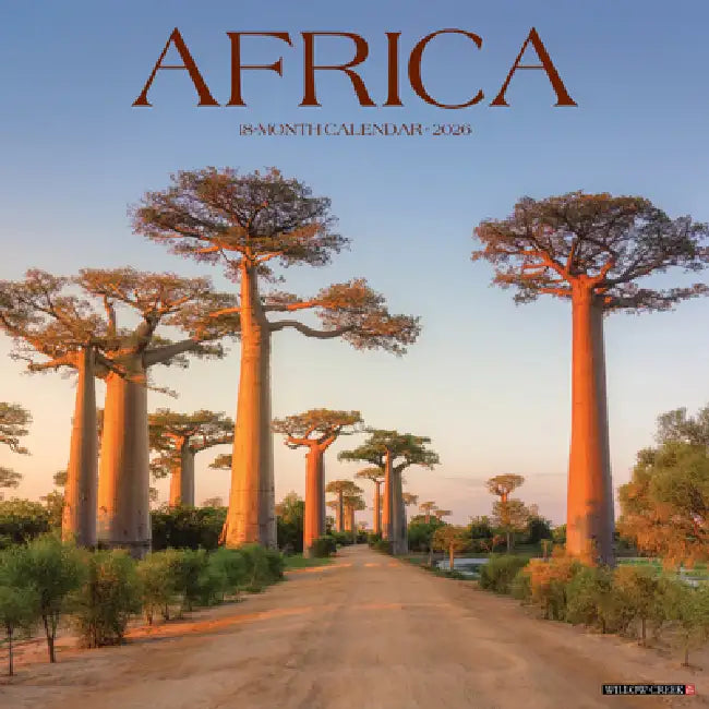 Africa 2026 Wall Calendar  by Willow Creek Press