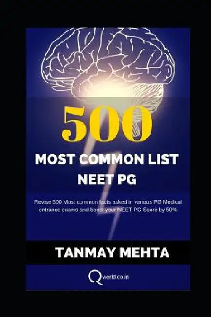 500 Most Common List For NEET-PG by Tanmay Mehta