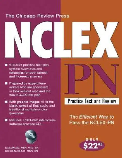 The Chicago Review Press NCLEX-PN Practice Test and Review by Linda, Msn Waide