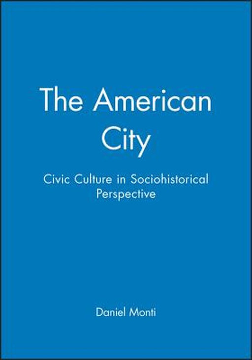 The American City: Civic Culture in Sociohistorical Perspective by Daniel Monti