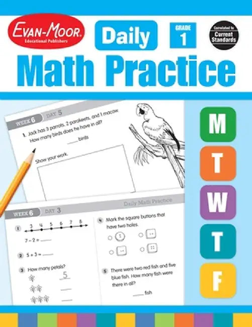 Daily Math Practice, Grade 1 by Evan-Moor Educational Publishers