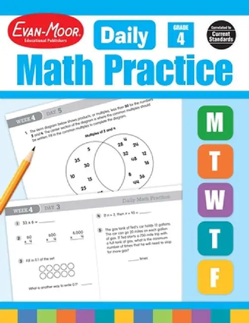 Daily Math Practice, Grade 4 by Evan-Moor Educational Publishers