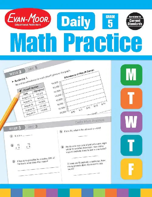 Daily Math Practice, Grade 5 by Evan-Moor Educational Publishers