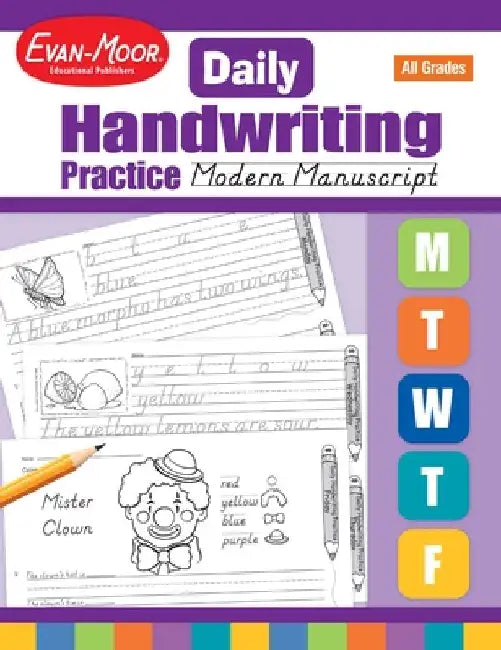 Daily Handwriting Modern Manuscript Te by Evan-Moor Educational Publishers