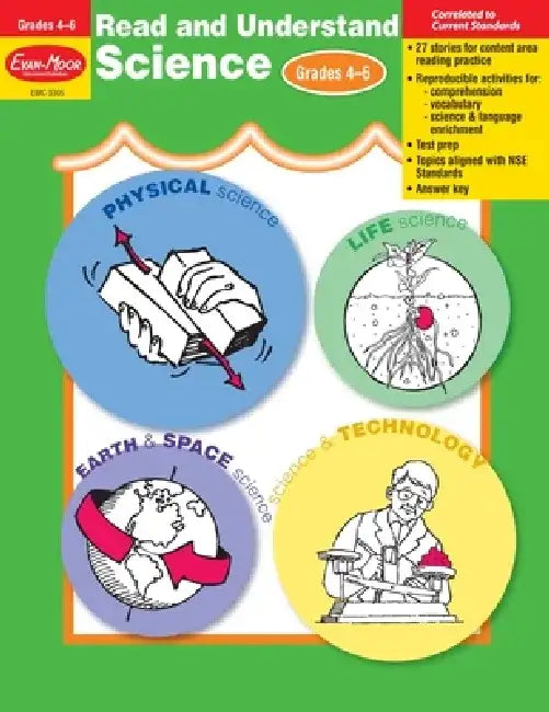 Read & Understand Science Grades 4-6+ by Evan-Moor Educational Publishers