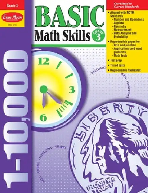 Basic Math Skills Grade 3 by Evan-Moor Educational Publishers