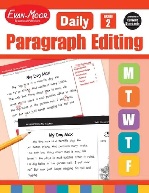 Daily Paragraph Editing Grade 2 by Evan-Moor Educational Publishers