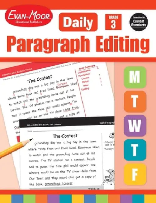 Daily Paragraph Editing Grade 3 by Evan-Moor Educational Publishers