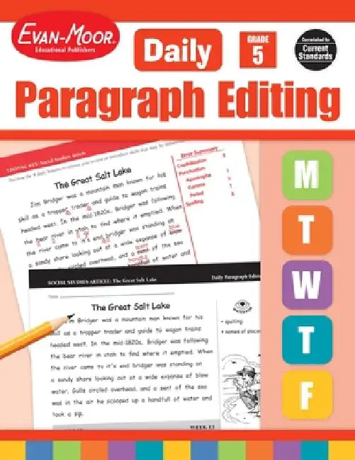 Daily Paragraph Editing Grade 5 by Evan-Moor Educational Publishers