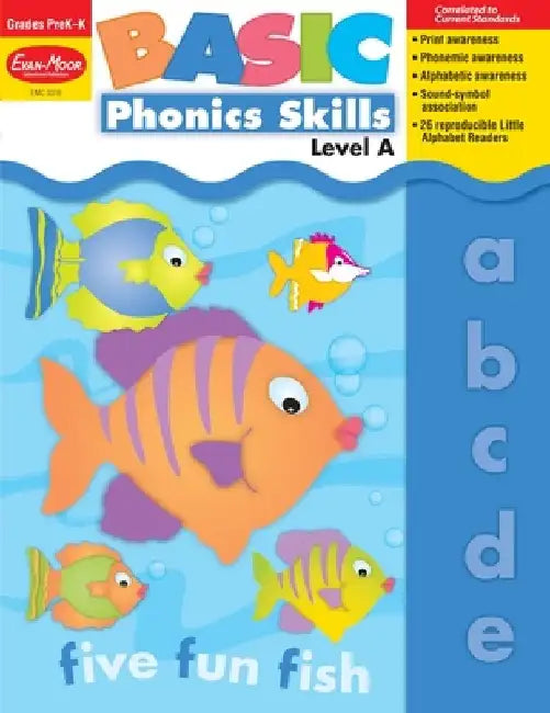 Basic Phonics Skills: Level A by Evan-Moor Educational Publishers