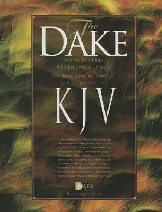Dake Annotated Reference Bible-KJV by Finis J. Dake