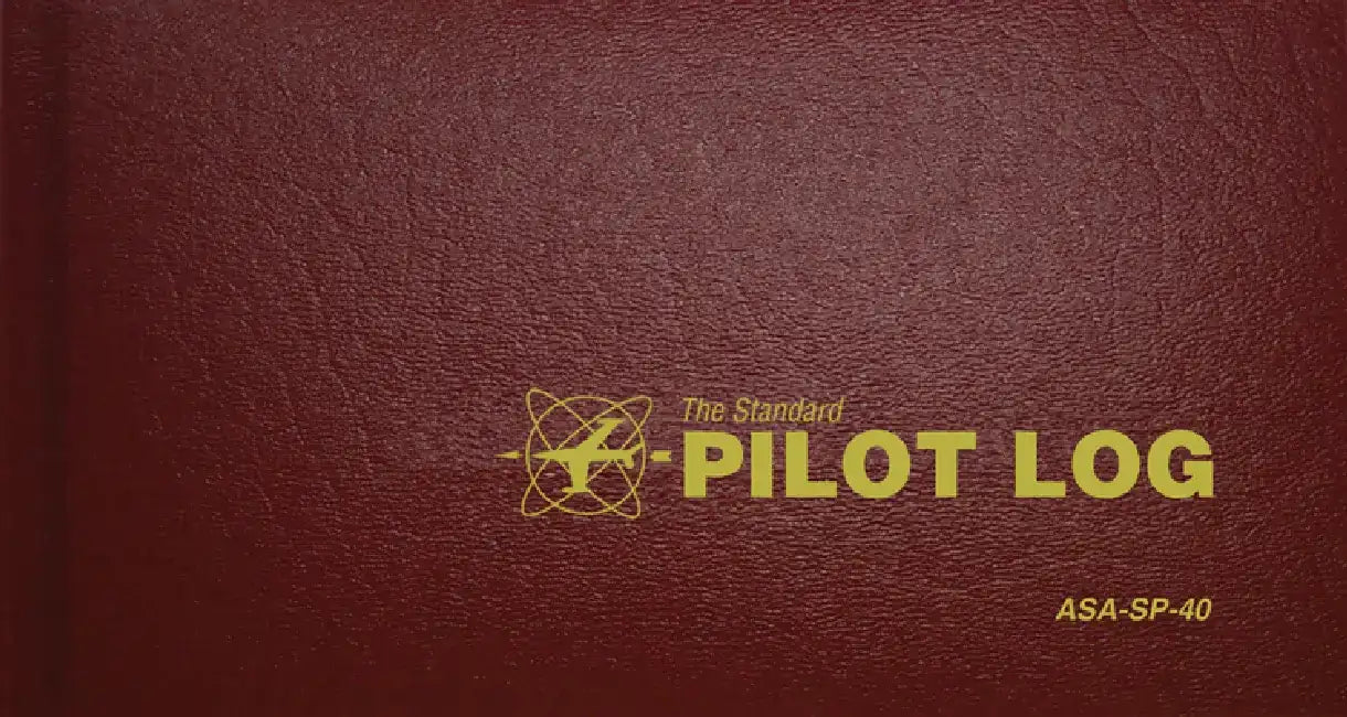 The Standard Pilot Log (Burgundy): Asa-Sp-40 by Asa
