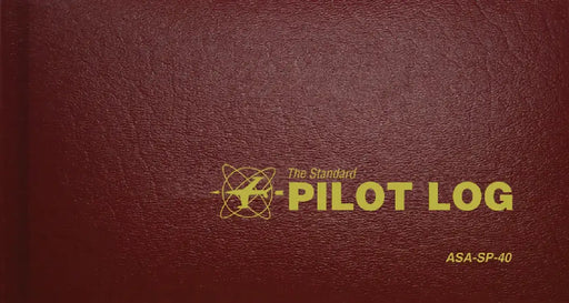 The Standard Pilot Log (Burgundy): Asa-Sp-40 by Asa