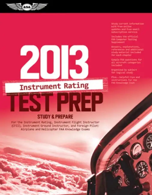 Instrument Rating Test Prep by Author, Asa Tpb