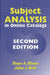 Subject Analysis in Online Catalogs by Hope Olson