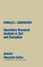 Operations Research Analysis in Test and Evaluation by Donald L. Giadrosich