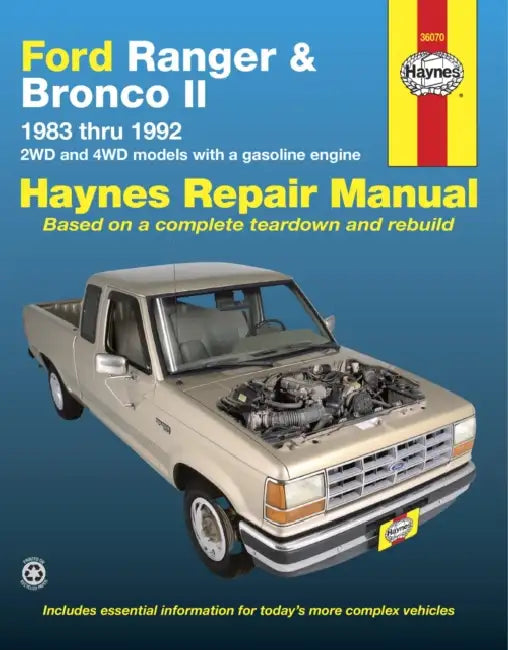 Ford Ranger Pick-Ups & Bronco II 1983-92 by J. H. Haynes