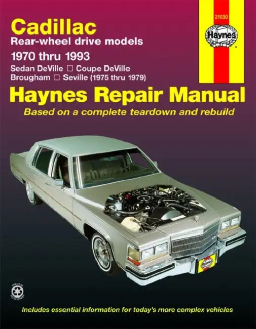 Cadillac Rear Wheel Drive 1970-93 by J. H. Haynes