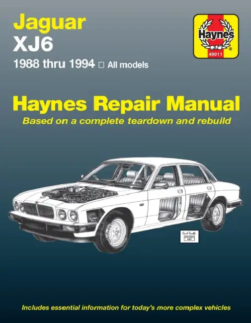 Jaguar Xj6 1988 Thru 1994: All Models by John Haynes