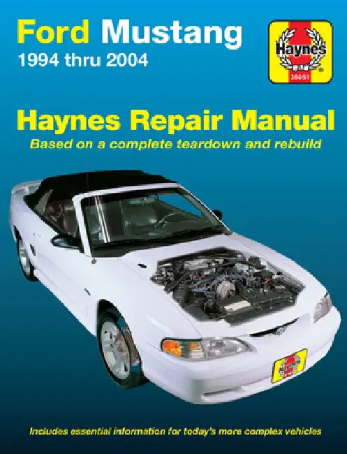 Haynes Ford Mustang Automotive Repair Manual: 1994 Thru 2004 by Ken Freund