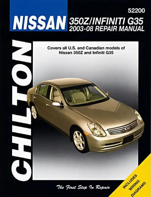Nissan 350Z & Infiniti G35 2003-08 Repair Manual by Jay Storer